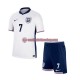 Camisa Infanto-Juvenil Inglaterra SAKA 7 Euro 2024 Jogo 1 manga curta