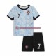 Camisa Infanto-Juvenil Portugal Cristiano Ronaldo 7 Euro 2024 Jogo 2 manga curta