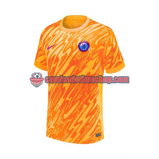 Camisa Masculina Chelsea Goleiro 2024-2025 Jogo 1 manga curta