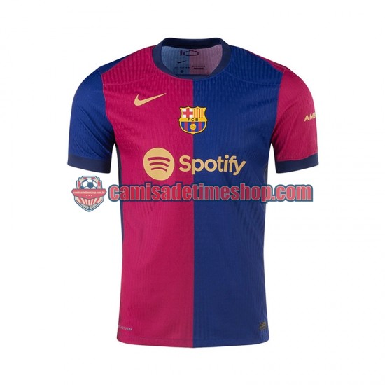 Camisa Masculina FC Barcelona 2024-2025 Jogo 1 manga curta