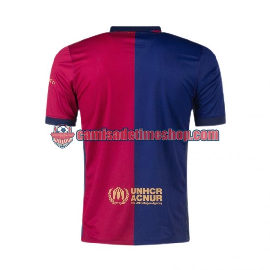 Camisa Masculina FC Barcelona 2024-2025 Jogo 1 manga curta