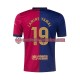 Camisa Masculina FC Barcelona Lamine Yamal 19 2024-2025 Jogo 1 manga curta