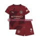 Camisa Infanto-Juvenil Manchester City Erling Haaland 9 2024-2025 Jogo 3 manga curta