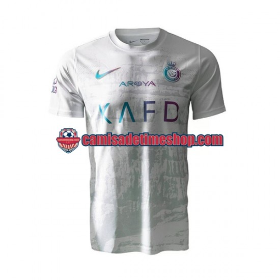 Camisa Masculina Al-Nassr 2023-2024 Jogo 3 manga curta