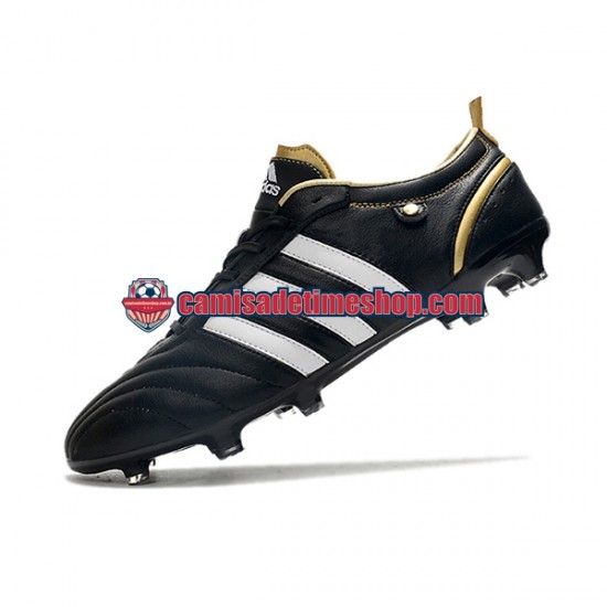 Adidas ADIPURE FG Branco Preto Botas de Futebol