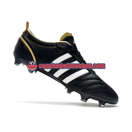 Adidas ADIPURE FG Branco Preto Botas de Futebol