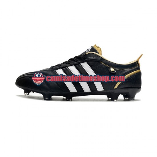 Adidas ADIPURE FG Branco Preto Botas de Futebol