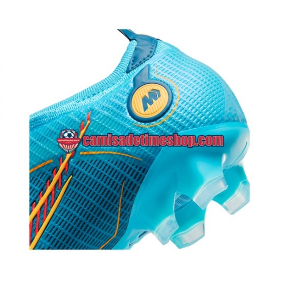 Nike Mercurial Vapor XIV Blueprint Elite FG Laranja Azul Botas de Futebol