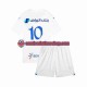 Camisa Infanto-Juvenil Al Hilal Neymar JR 10 2023-2024 Jogo 2 manga curta