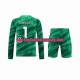 Camisa Infanto-Juvenil Liverpool Goleiro A.Becker 1 2023-2024 Jogo 1 Manga Longa