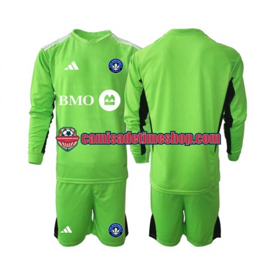 Camisa Infanto-Juvenil Montreal Impact Goleiro 2023-2024 Jogo 1 Manga Longa