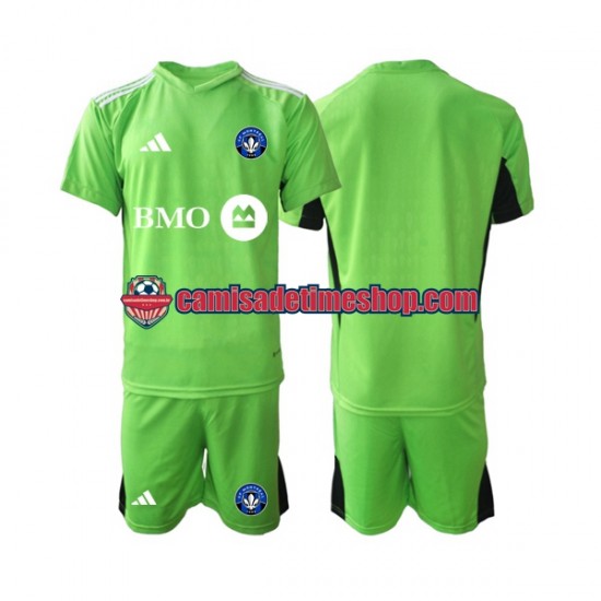 Camisa Infanto-Juvenil Montreal Impact Goleiro 2023-2024 Jogo 1 manga curta