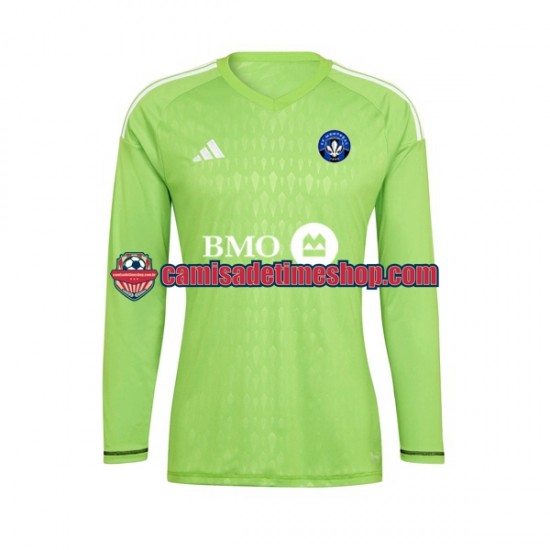 Camisa Masculina Montreal Impact Goleiro 2023 Jogo 1 Manga Longa