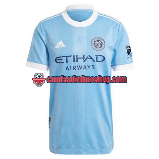 Camisa Masculina New York City FC 2022 Jogo 1 manga curta