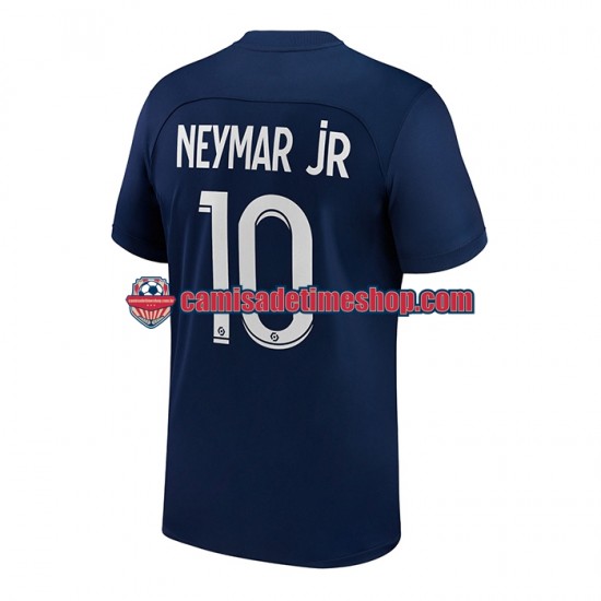 Camisa Masculina Paris Saint Germain Neymar Jr 10 2022-2023 Jogo 1 manga curta
