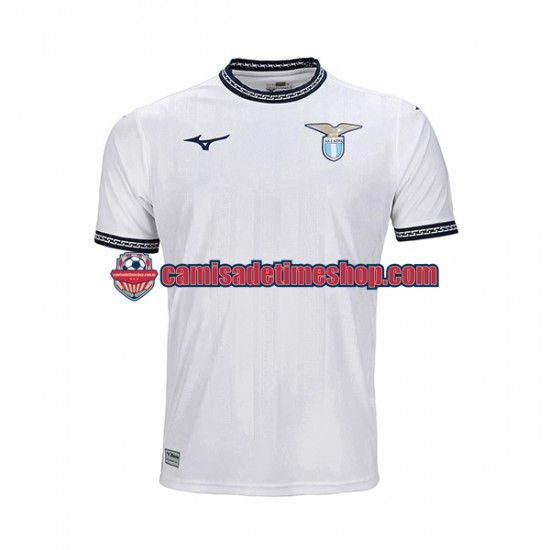 Camisa Masculina Lázio 2023-2024 Jogo 3 manga curta