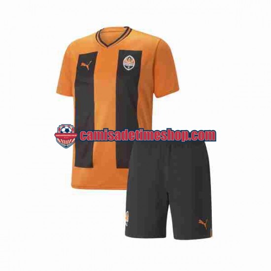 Camisa Infanto-Juvenil Shakhtar Donetsk 2023 Jogo 1 manga curta