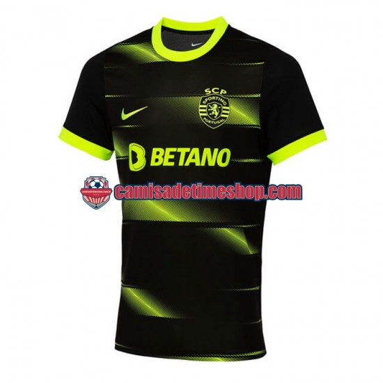 Camisa Masculina Sporting CP 2022-2023 Jogo 2 manga curta