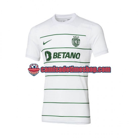 Camisa Masculina Sporting CP 2023-2024 Jogo 2 manga curta