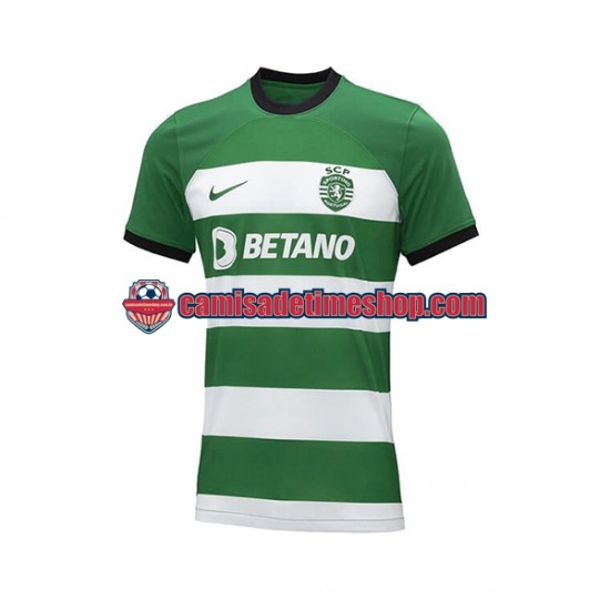 Camisa Masculina Sporting CP 2023-2024 Jogo 1 manga curta