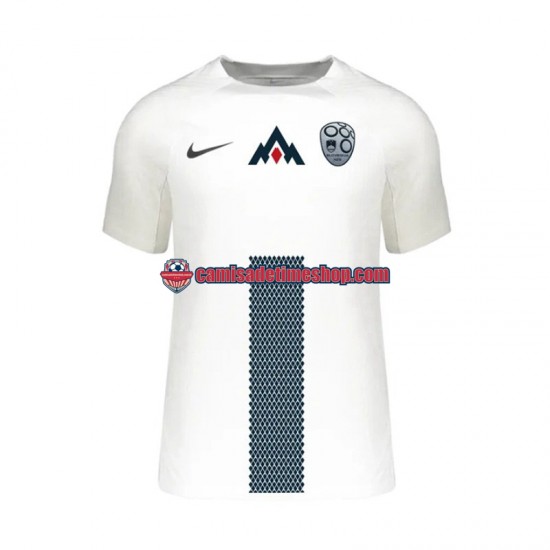 Camisa Masculina Eslovênia Euro 2024 Jogo 1 manga curta